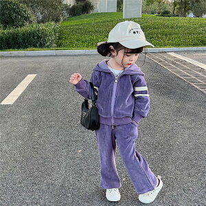 パープル 子供服 上下セット セットアップ パーカー  90 100 110 120 130 140 子供 キッズ パーカー 子供ジャージ スウェット トレーニングウェア スポーツウェア キッズ 女の子