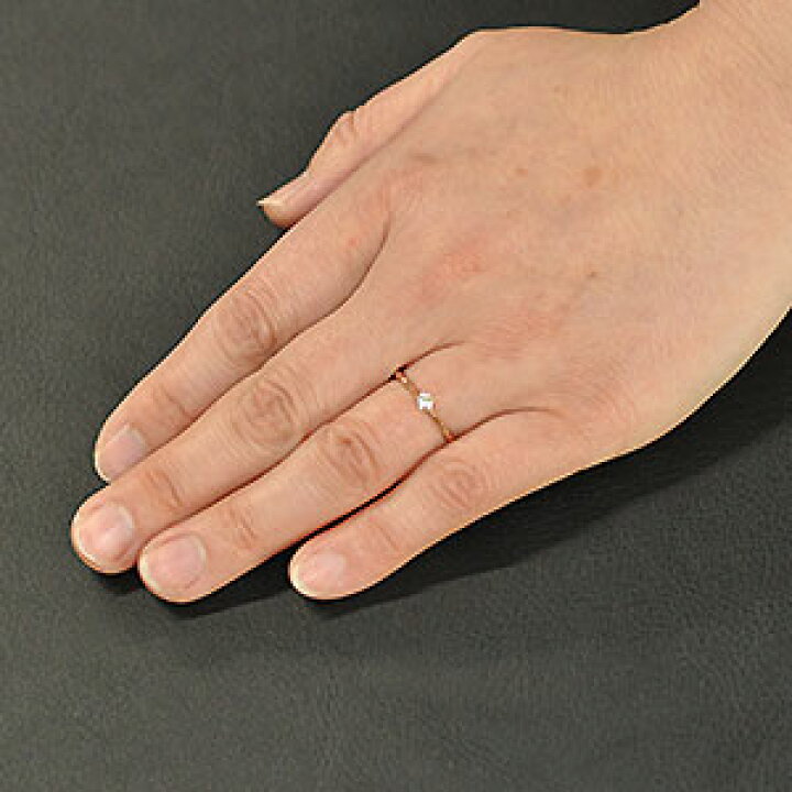 楽天市場】婚約指輪 K10PG（ピンクゴールド）・ダイヤモンド0.1ct（SI  