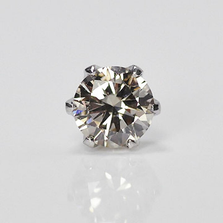 楽天市場】ダイヤモンドピアス 片耳 プラチナ・ダイヤモンド0.3ct（VS 