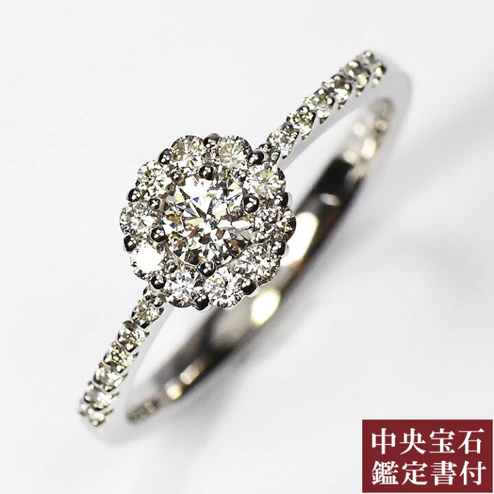 楽天市場】プラチナ・ダイヤ0.45ct（Gカラー・SIクラス・GOOD・中央 