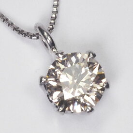 プラチナ ダイヤモンド ネックレス 一粒 0.3ct（VSクラス・H&C・鑑別書カード付） スタッドペンダント（ネックレス）