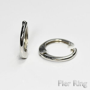ピアリング ピアスのようなイヤリング ピアリング社製 正規品 イヤークリップ プラチナ仕上げ スターリングシルバー イヤリング