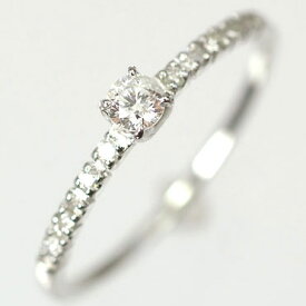 天然ダイヤモンドリング 0.15ct エンゲージリング エンゲージメントリング 婚約指輪 プロポーズリング ダイヤモンド ダイヤ リング エタニティ リング