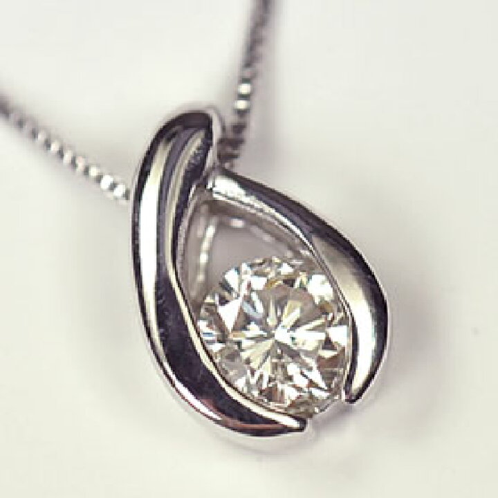楽天市場】ダイヤモンド ネックレス 鑑定 付 K10WG・ダイヤ0.2ct（SI 