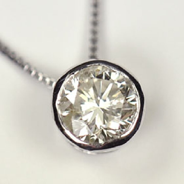 楽天市場】ダイヤモンド ネックレス 鑑定 付 K10WG・ダイヤ0.2ct（SI 
