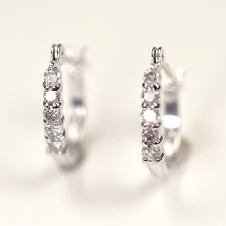 楽天市場】ダイヤモンド ピアス 天然ダイヤモンド0.2ct×ホワイト  