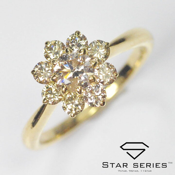 楽天市場】輝き30％アップ！ K18 ダイヤモンド0.9ct 9スターリング 