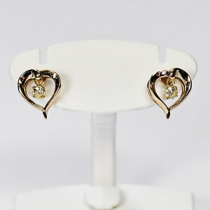 yKizVO_VOXg[ K10YG _ChsAX 0.06ct n[g CG[S[h NXtH[y_VOXg[z