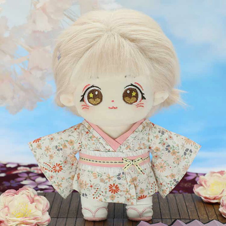 楽天市場】 七五三 人形服 振袖 浴衣＋帯 20cm ぬいぐるみ用 