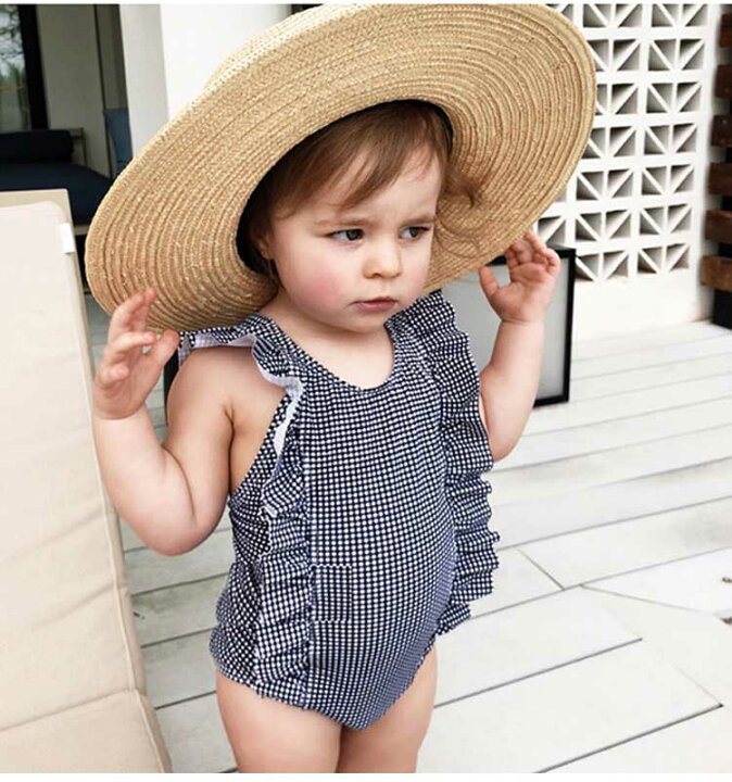 楽天市場 子供水着 女の子 子供 水着 ワンピース キッズ 水着 スイムキャップ キッズ水着 こども 女児 みずぎ 可愛い プール スクール水着 みずぎ キャップ付き フリル 80 90 100 110 1 130 Cute Space