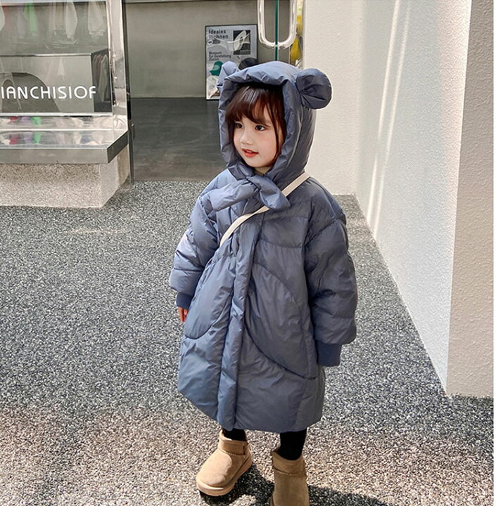 楽天市場】子供服 ダウンコート 女の子 あったか 厚手 冬用 キッズ  