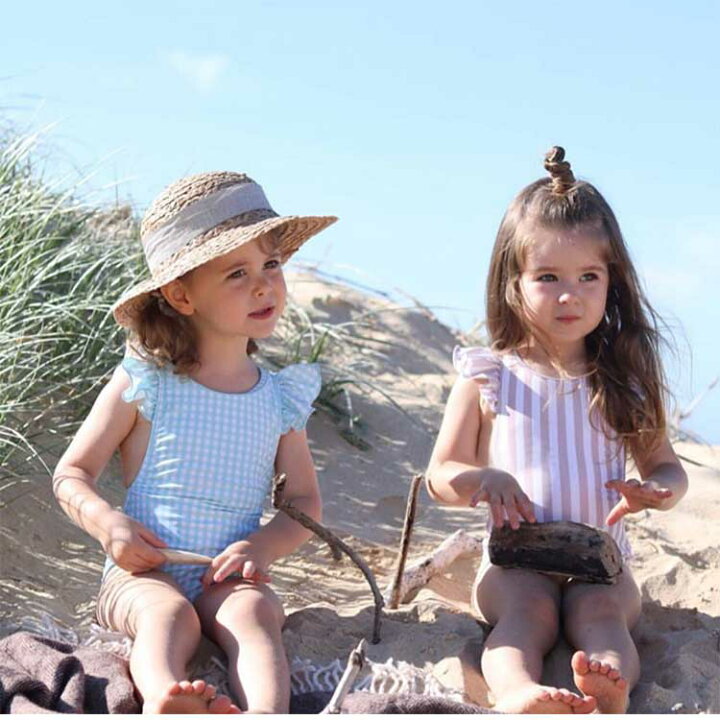 楽天市場 部分即納 子供 水着 女の子 水着 キッズ 水着 ワンピース 帽子 女児 ストライプ スクール 子供用水着 プール 可愛い ベビー こども 女児 みずぎ 可愛い 赤ちゃん プール フリル 80 90 100 110 1 130cm Cute Space