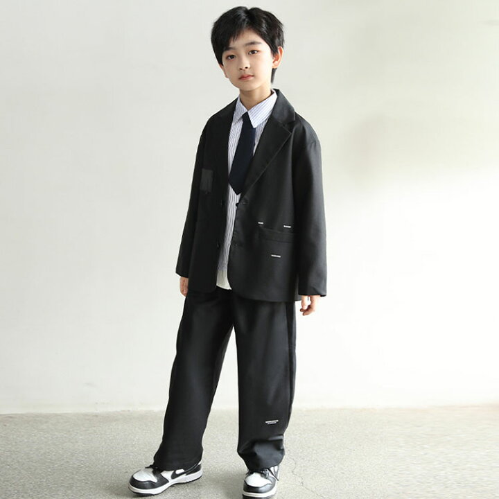 今だけ！ キッズ Jr. セットアップスーツ 165E ゆったり 卒業式 フォーマル 