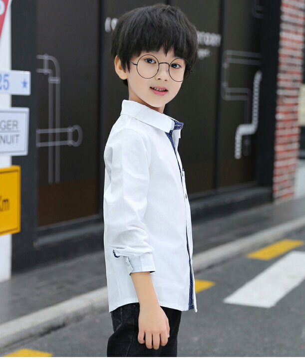 楽天市場 キッズ フォーマル シャツ 子供 白シャツ 男の子 角襟 ジュニア 長袖 150 シャツ キッズ ブラウス フォーマル おしゃれ 白 夏 服 入学式 卒園式 入園式 子供服 トップス ブラウス 綿 コットン100 ホワイト スカイブルー ピンク 110 1 130
