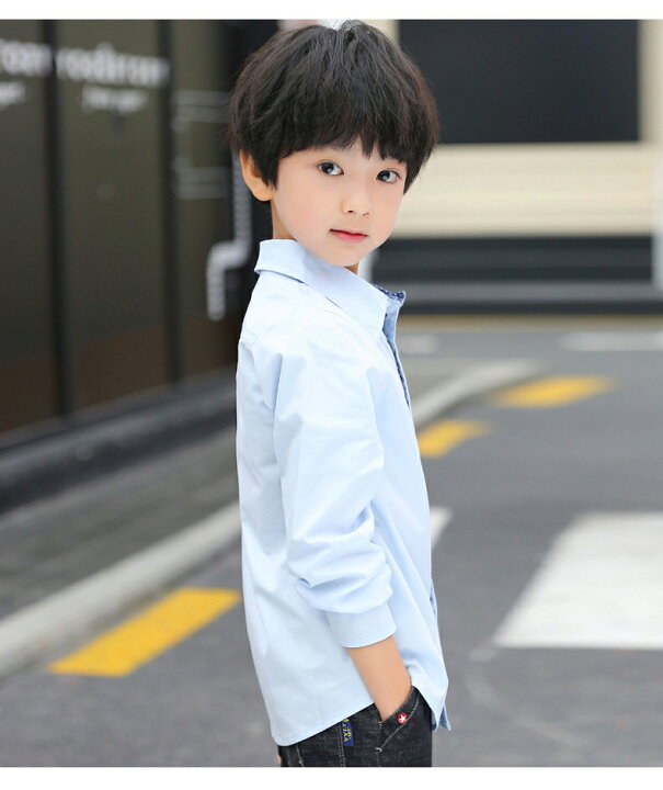 楽天市場 キッズ フォーマル シャツ 子供 白シャツ 男の子 角襟 ジュニア 長袖 150 シャツ キッズ ブラウス フォーマル おしゃれ 白 夏 服 入学式 卒園式 入園式 子供服 トップス ブラウス 綿 コットン100 ホワイト スカイブルー ピンク 110 1 130