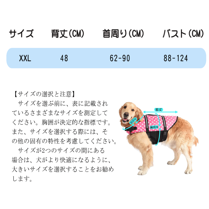 楽天市場】【XXL】犬用ライフジャケット 中型犬 中大型犬 大型犬