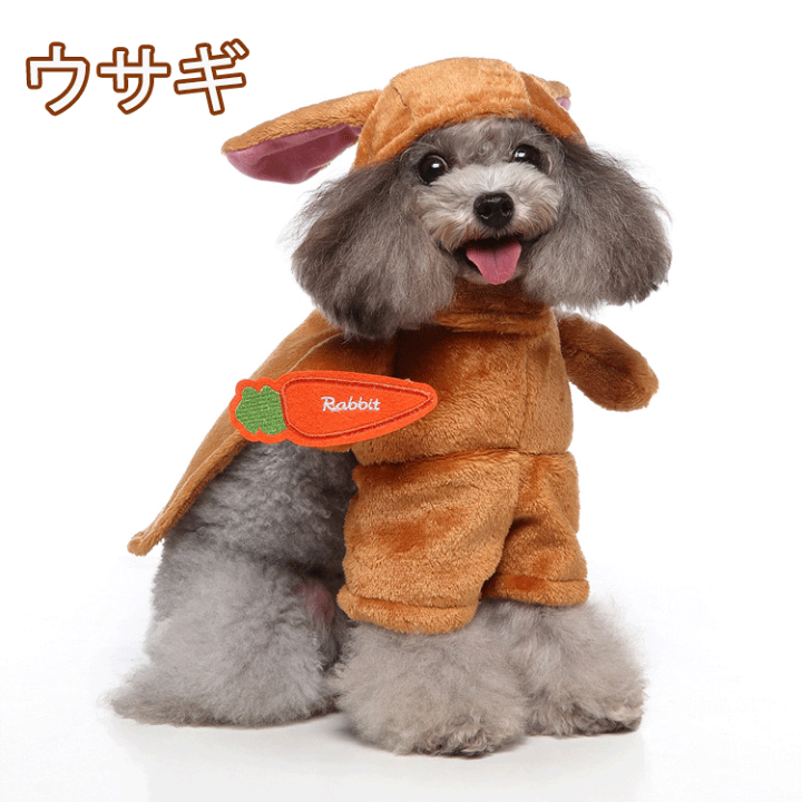 楽天市場】犬服 ハロウィン コスチューム パンダ ウサギ ラクーン 2点