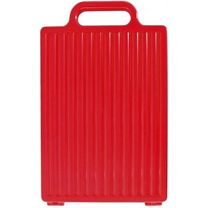 ヤマムラ 角型バックミラー Y-3505 バックミラー レッド 鏡 美容室 理容室 仕上げ