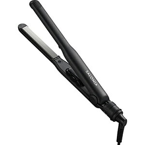 SALONIA サロニア ストレートアイロン ヘアアイロン 15mm SL-004S ブラック