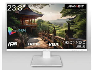 JAPANNEXT �W���p���l�N�X�g PC���j�^�[ JN-238i75F-W �z���C�g 23.8�^�t��HD(1920×1080) /���C�h