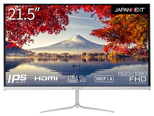 JAPANNEXT WplNXg PCj^[ JN-IPS215FHD-C65W 21.5^ tHD(1920×1080) /Ch