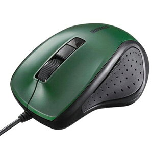 �o�b�t�@���[ BUFFALO �L��BlueLED���w���}�E�X �É�/5�{�^��/DPI�؂�ւ��{�^���^�C�v BSMBU300GR �O���[��