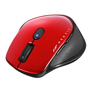 �o�b�t�@���[ BUFFALO ���� BlueLED 5�{�^�� �l�I�t�B�b�g�}�E�X S�T�C�Y BSMBW510SRD ���b�h