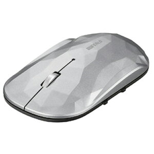 �o�b�t�@���[ BUFFALO ���^5�{�^�� Bluetooth BlueLED�}�E�X BSMBB530GSV �W�I���g���[ �V���o�[