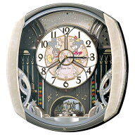 SEIKO セイコー 掛け時計 からくり時計 Disney Time（ディズニータイム）ミッキー&フレンズ FW563A 薄ピ…