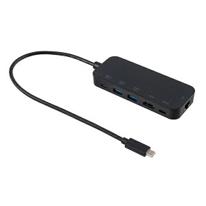 ~V UDS2K02P USB-C HDMI LAN PDΉ 100W hbLOXe[V UDS-2K02P ubN USB Power DeliveryΉ