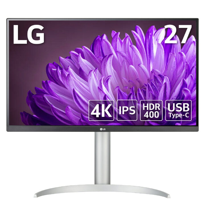 楽天市場】LG エルジー USB-C接続 PCモニター 27BP85UN-W 27型 4K(3840 
