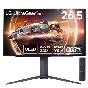 LG GW[ Q[~Oj^[ UltraGear 27GS95QE-B 26.5^ L@ELj^[