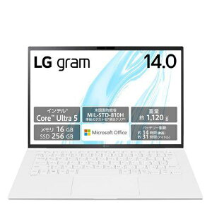 LGGNgjNX m[gPC 14Z90S-MA51J2 LG gram 14^ Core Ultra 5/16GB/256GB/Office GbZXzCg