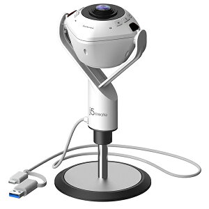 �W�F�C�t�@�C�u �N���G�C�g �E�F�u�J�����{�}�C�N�E�X�s�[�J�[ USB-C�{USB-A�ڑ� AI�@�\�E360�x(Chrome/Mac/Windows11�Ή�) �z���C�g JVU368 �L��