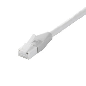 �o�b�t�@���[ BSLS6ANU100WH [�c���̐܂�Ȃ�LAN�P�[�u�� �J�e�S���[6a �X�g���[�g �X�^���_�[�h�^�C�v 10m �z���C�g]