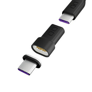 CIO CIOMGCTICCBK USB-C �}�O�l�b�g�ϊ��A�_�v�^ �X�g���[�g �u���b�N