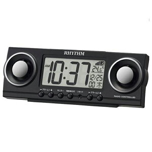 RHYTHM �ڊo�܂����v �t�B�b�g�o�g���[�W���[�N �u���b�N 8RZ177SR02 �f�W�^�� �d�g������M�@�\�L