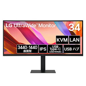 LGGNgjNX PCj^[ LG UltraWide Monitor 34U650A-B 34^ /UWQHD(3440×1440j 3800RȖʌ^ IPS Monitor EgCh fBXvC