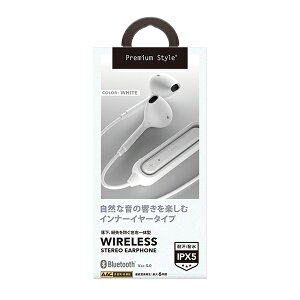 PGA PGBTE12IE2WH �u���[�g�D�[�X�C���z�� �C���i�[�C���[�^ Premium Style �z���C�g PG-BTE12IE2WH ���C�����X(���E�R�[�h) Bluetooth�Ή�