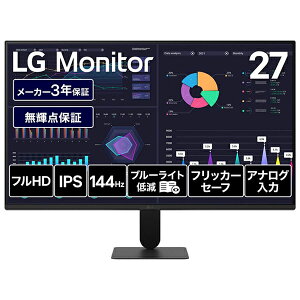 LG�G���N�g���j�N�X �t���f�B�X�v���C 27�^ 27U411B-B IPS FullHD 1920×1080