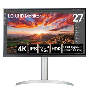 LG�G���N�g���j�N�X 27�^ 4K�t���f�B�X�v���C 27UP850K-W UHD Monitor PC���j�^�[
