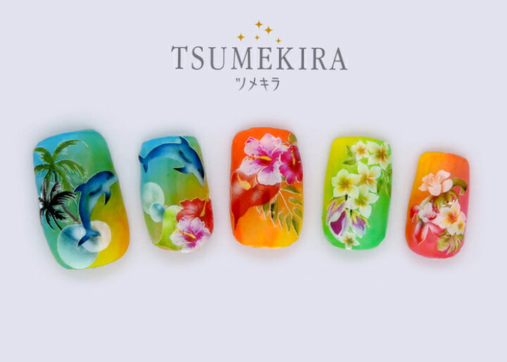 ツメキラ ネイル用シール カラフル Nn Hwi 101 ハワイ