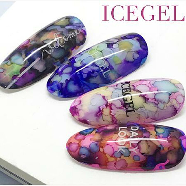 楽天市場】ICE GEL アイスジェル マーブルリキッド 12色セット 