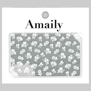 Amaily アメイリー ネイルシール No.3−31 小花柄(白)