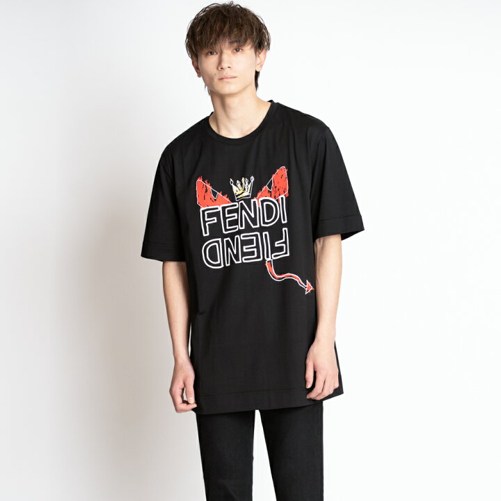 楽天市場】フェンディ Tシャツ 半袖 キングデーモン バグス アイズ 