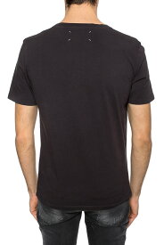 メゾンマルジェラ Maison Margiela Tシャツ クルーネック 半袖 メンズ ステッチ ブラック メンズ S50GC0539 プレゼント ギフト 送料無料