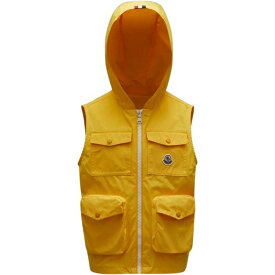 モンクレール MONCLER KIDS ベスト メンズ/レディース/ジュニア AZAD GILET 14A164cm XS-S相当 イエロー ナイロン 大人もOK 1A00090 54A91 118 正規品 プレゼント ギフト アウトドア キャンプ