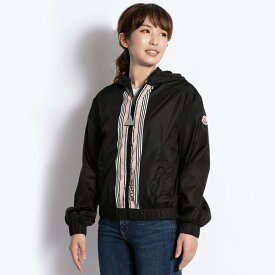 モンクレール ジップアップパーカー ナイロンジャケット スプリングコート レディー MONCLER ブラック KRASTIL 14A S相当 1A00028 54155 999 新品 正規品