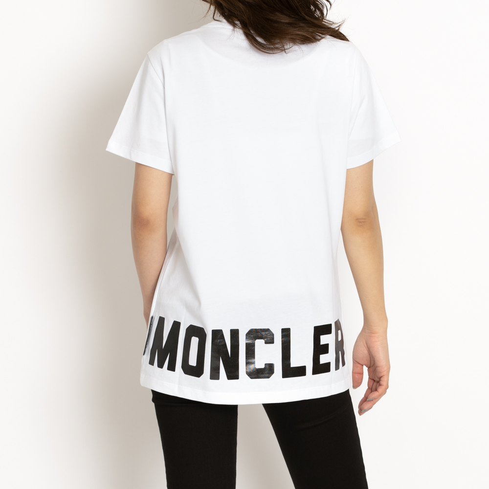 2022人気新作 Tシャツ モンクレール MONCLER 白 - Tシャツ/カットソー 