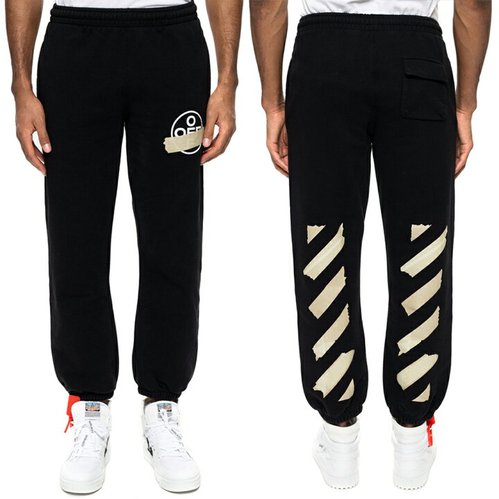 楽天市場】オフホワイト off-white スウェットパンツ ブラック 